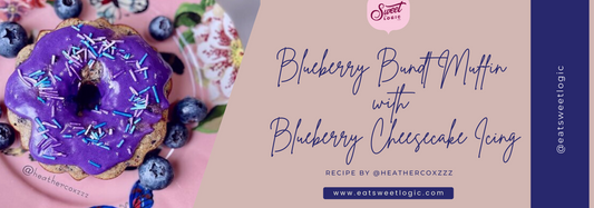 Blueberry Bundt Muffin with Blueberry Cheesecake Icing