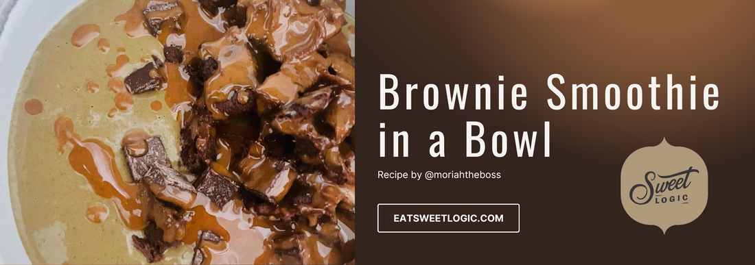 Brownie Smoothie in a Bowl