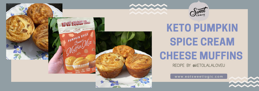 Keto Pumpkin Spice Cream Cheese Muffins