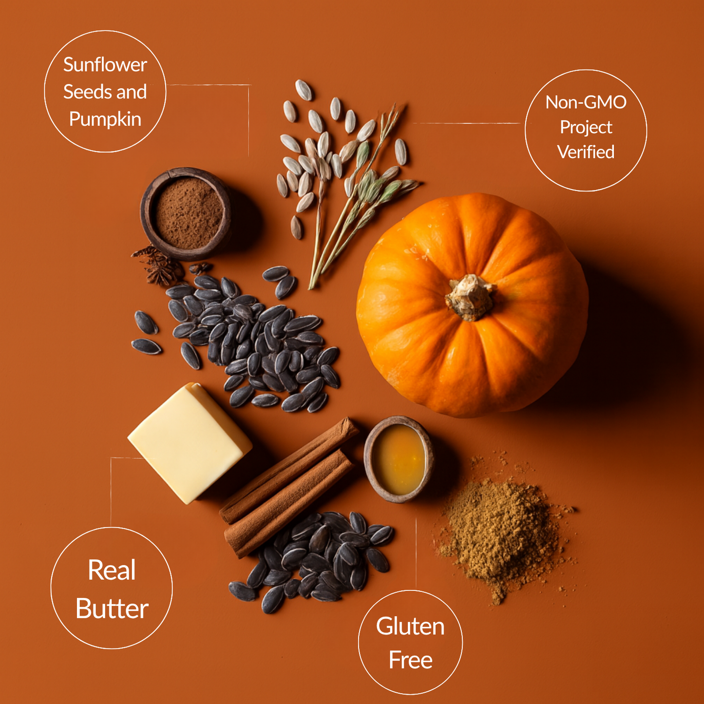 Sweet Logic Mini Cookies - Pumpkin Chai Spice - Nut Free - Gluten Free - Keto - High Fiber - Non-GMO - Low Carbs - Low Sugar (3-pack)