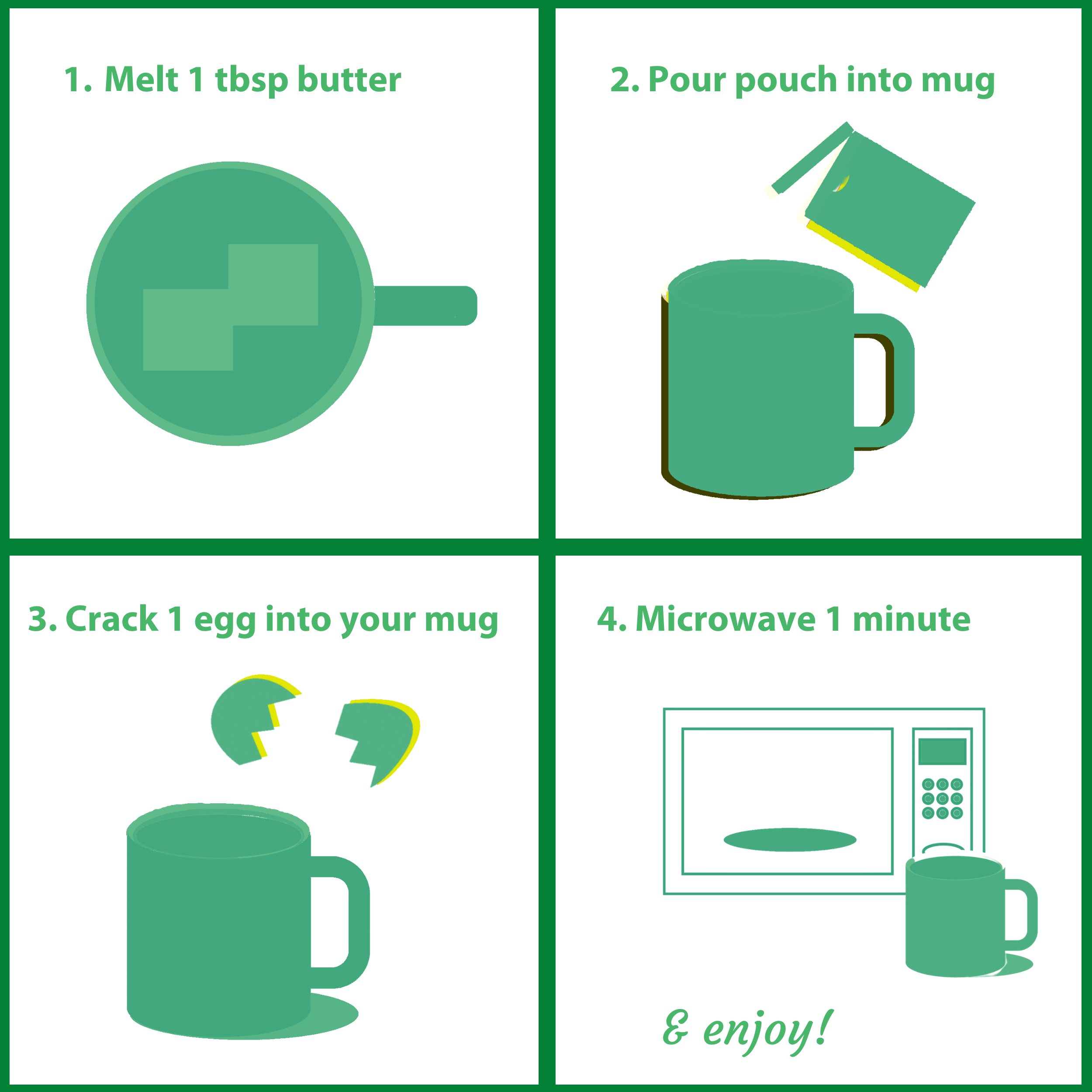 Keto Apple Cinnamon Mug Cake (5-Pack), Low Carb, Low Sugar