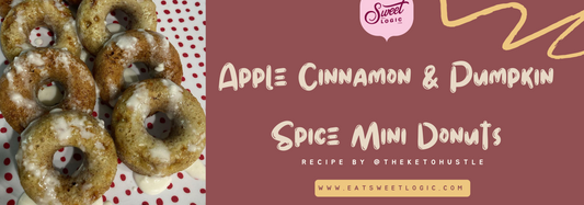 Apple Cinnamon & Pumpkin Spice Mini Donuts