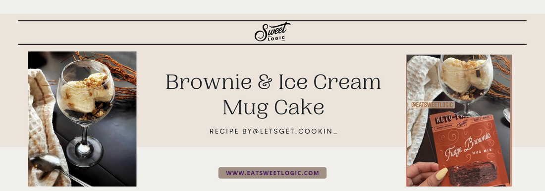 Brownie & Ice Cream Mug Cake