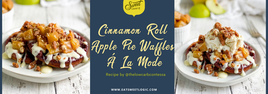 Cinnamon Roll Apple Pie Waffles Á La Mode