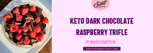 Keto Dark Chocolate Raspberry Trifle