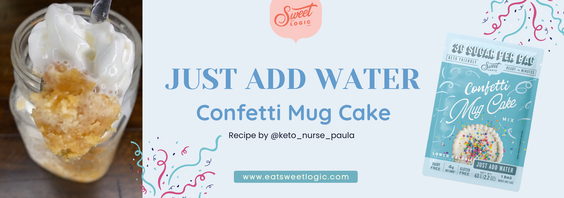 Just Add Water Confetti Mug Cake