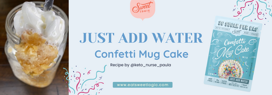 Just Add Water Confetti Mug Cake