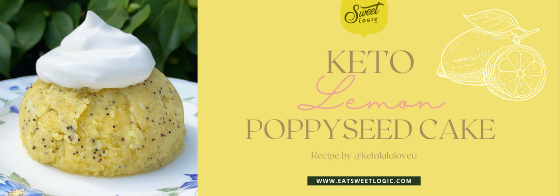 Keto Lemon Poppyseed Cake