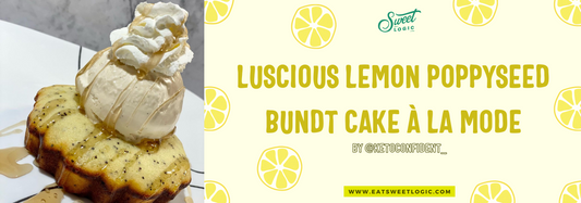 Luscious Lemon Poppyseed Bundt Cake À la Mode