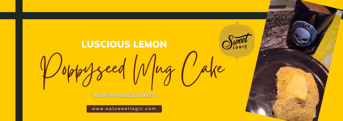 Luscious Lemon Poppyseed Mug Cake