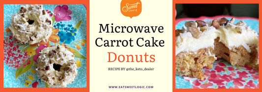 Microwave Carrot Cake Donuts with Cream Cheese Frosting