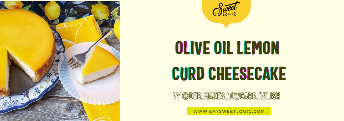 Olive Oil Lemon Curd Cheesecake