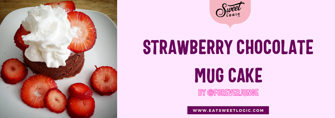 Strawberry Chocolate Mug Cake