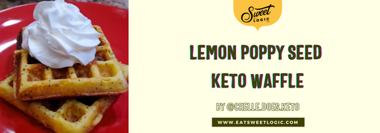 Lemon Poppy Seed Keto Waffle