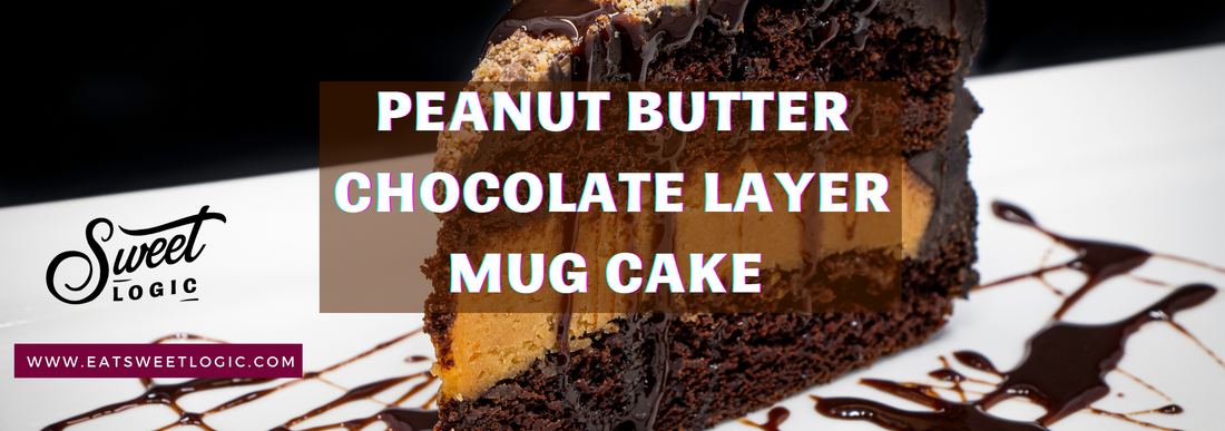 Peanut Butter Chocolate Layer Mug Cake Recipe