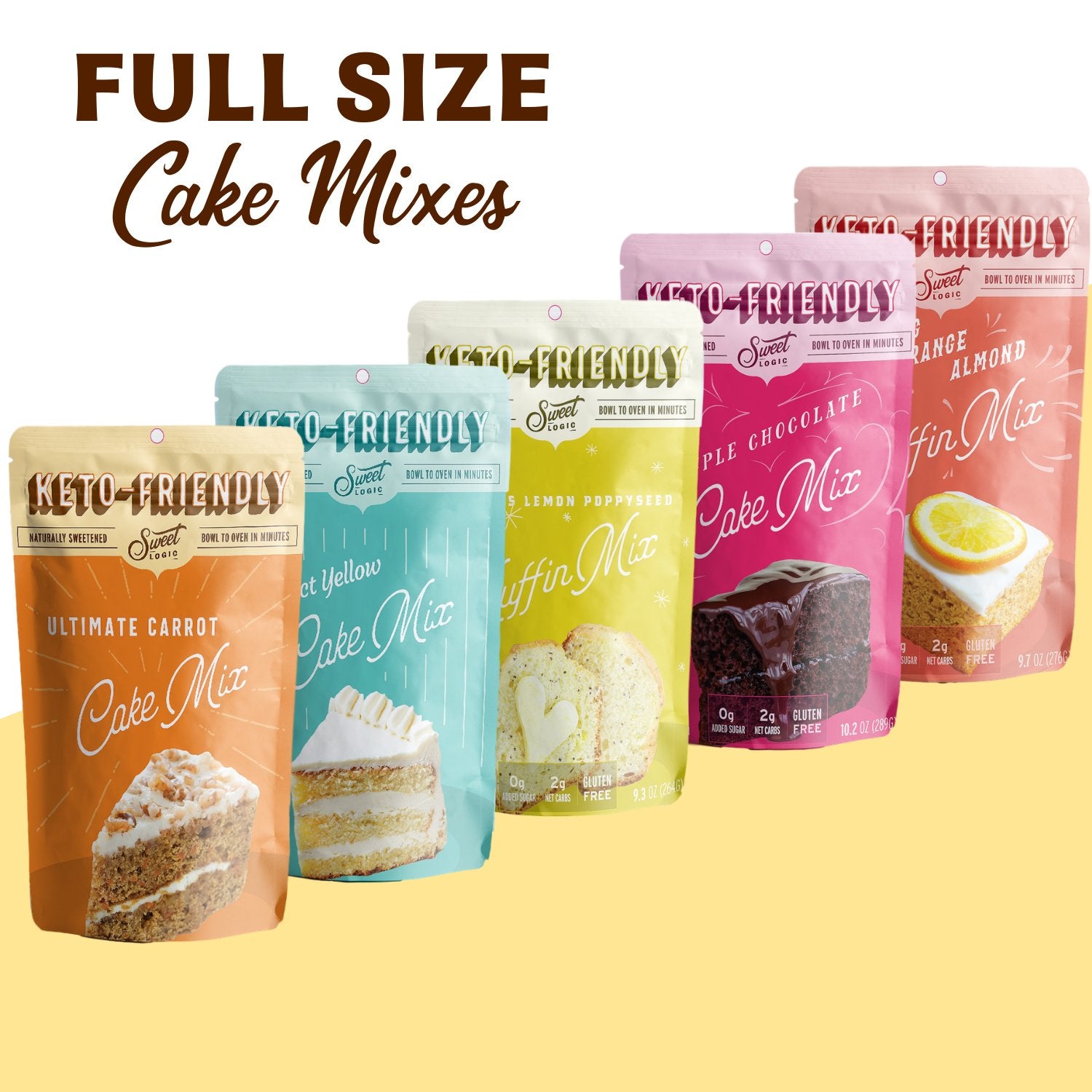 Full Size Cake Mixes