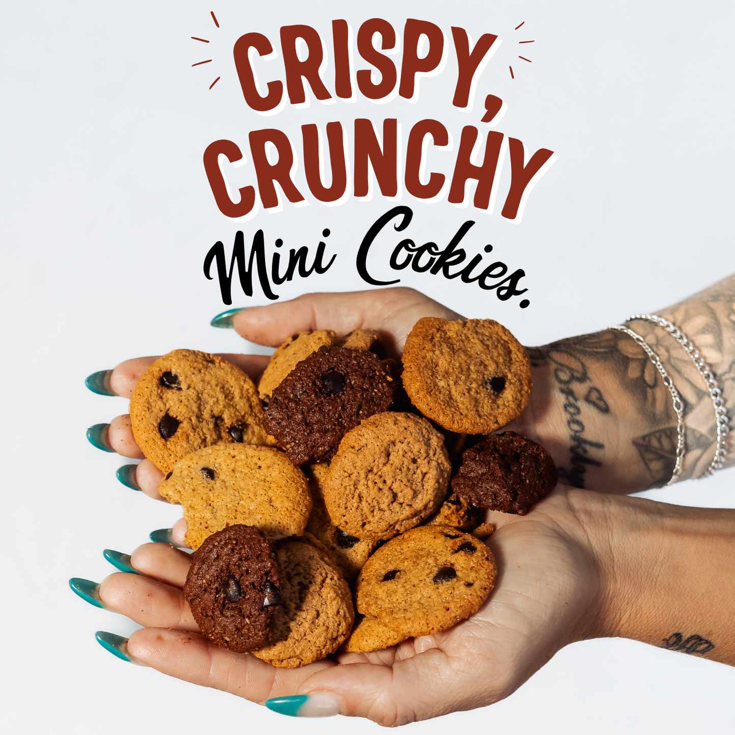 Sweet Logic Mini Cookies - Double Chocolate Cookies - Nut Free - Gluten Free Snacks - Keto - High Fiber - Non-GMO - Low Sugar - Low Carbs - Diabetic & Gut Friendly Desserts