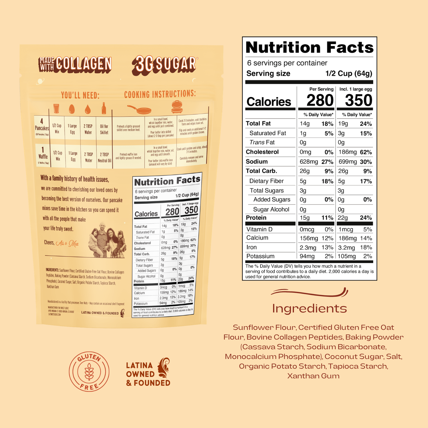 Classic Protein Pancake & Waffle Mix
