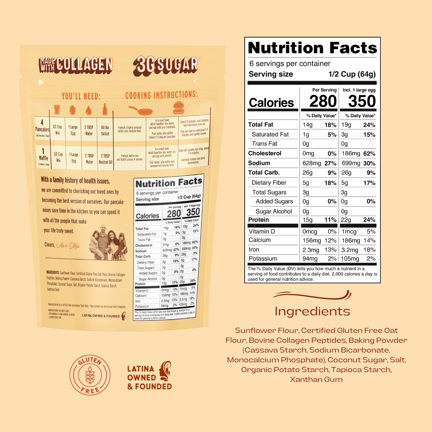 Classic Protein Pancake & Waffle Mix