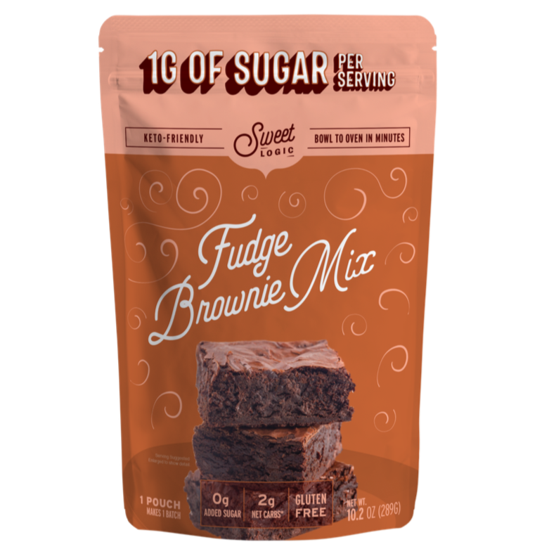 Sweet Logic Gluten Free Gut-Friendly Protein Fudge Brownie Mix, 1ct/10.2oz