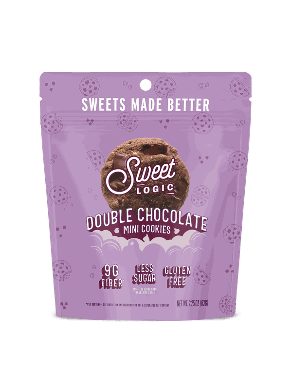 Double Chocolate mini cookies pouch