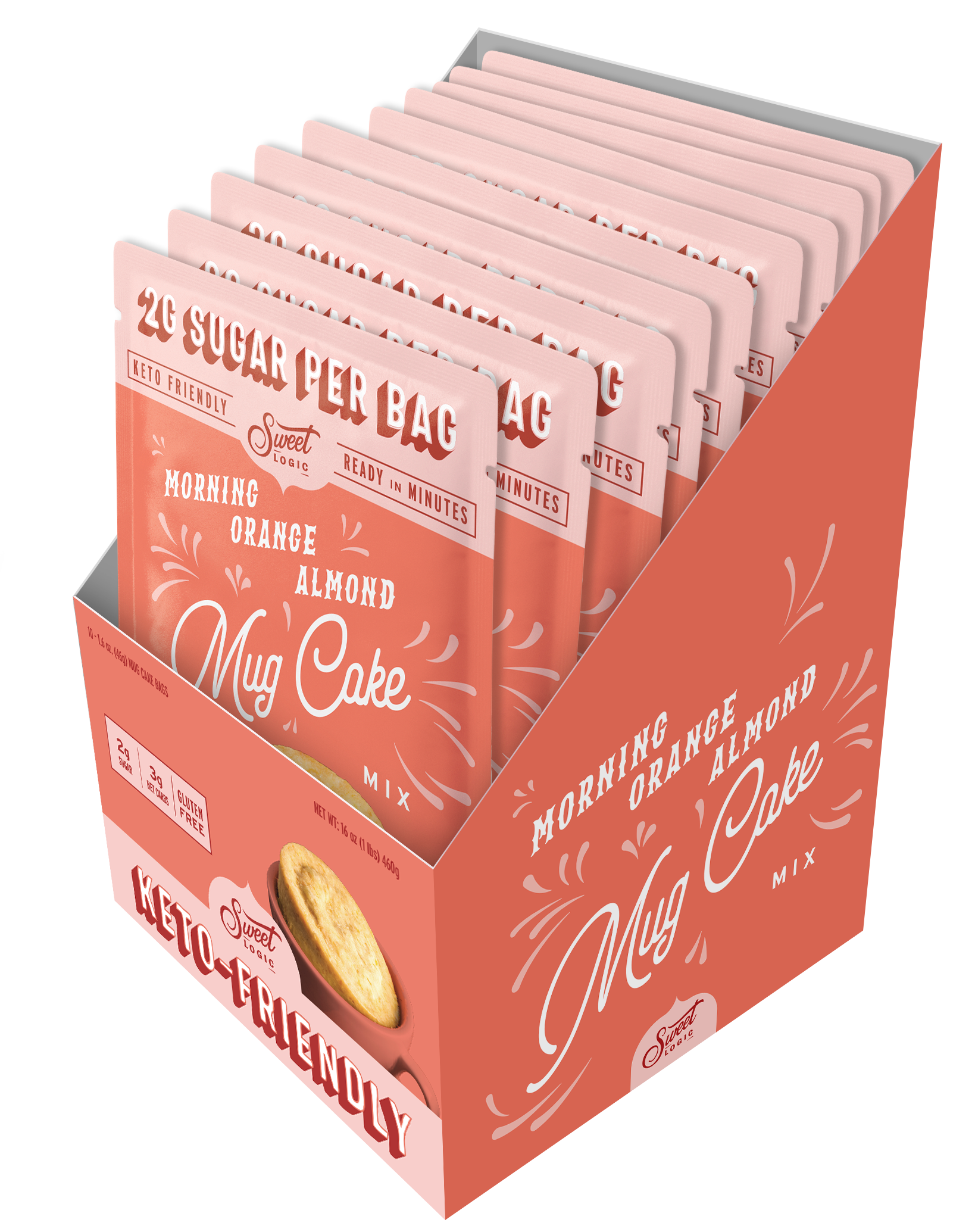 Orange Almond Mug Cake (10-Pack) - Retail Box