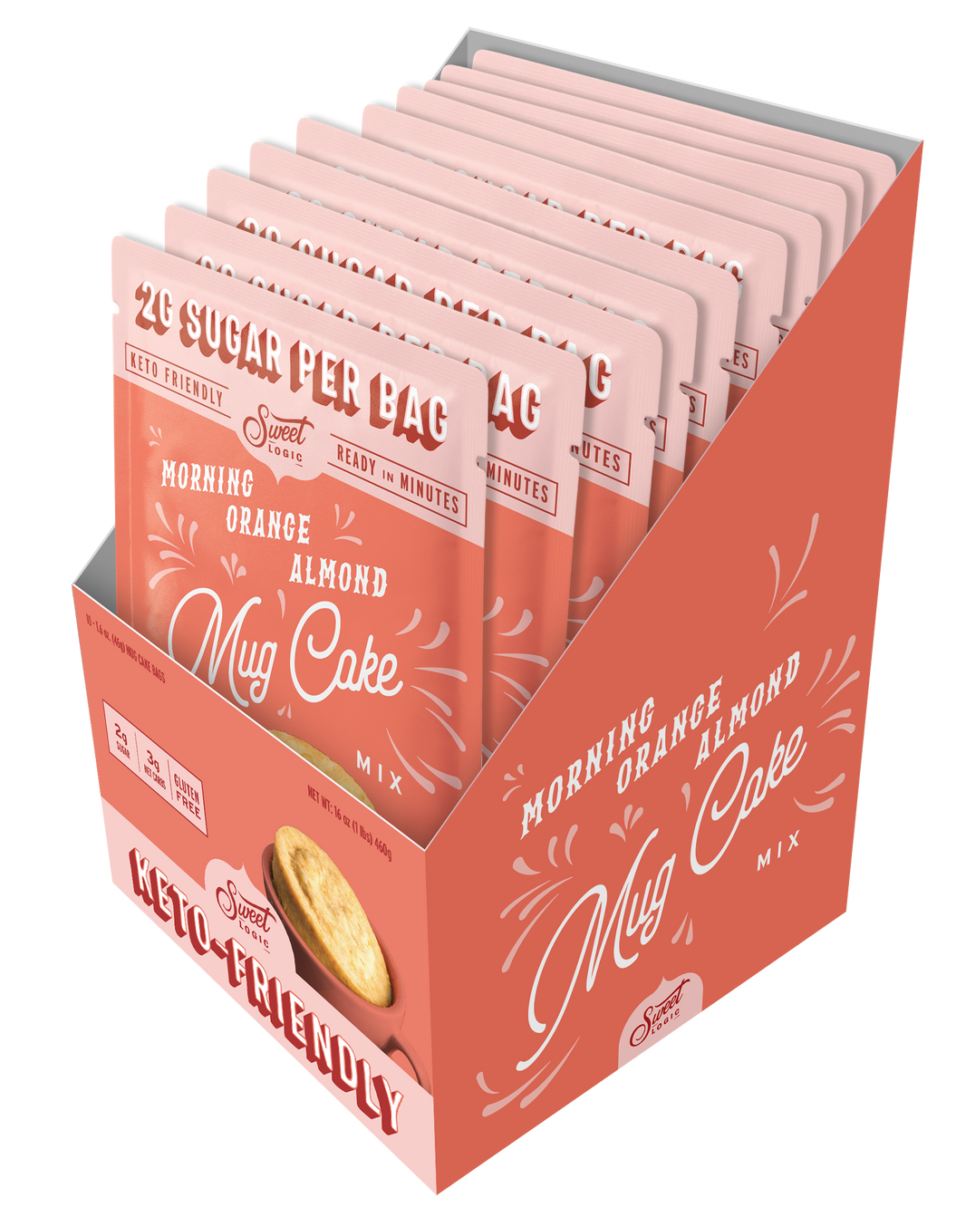 Orange Almond Mug Cake (10-Pack) - Retail Box