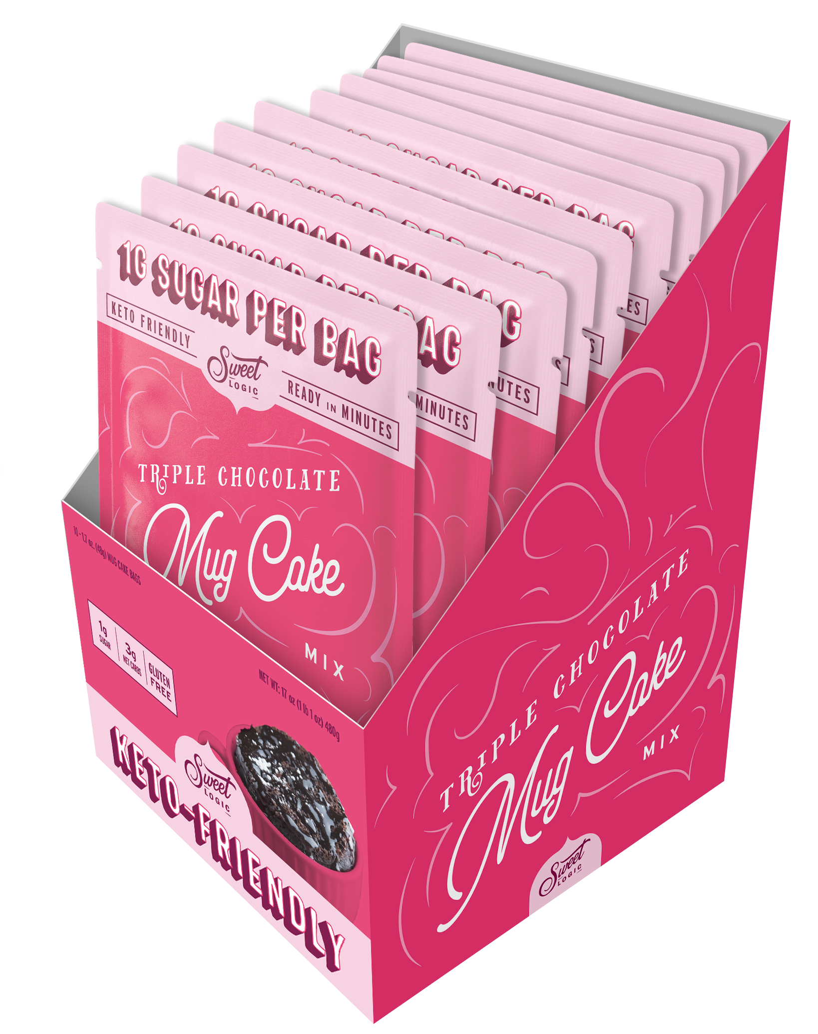 Triple Chocolate Mug Cake  (10-Pack) - Retail Box