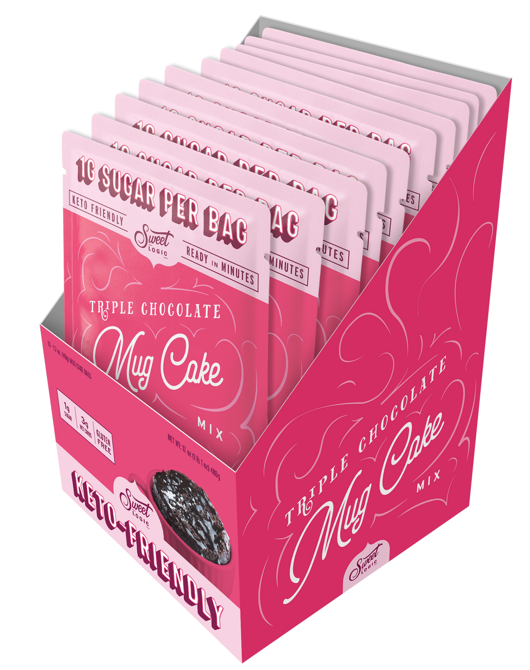 Triple Chocolate Mug Cake  (10-Pack) - Retail Box