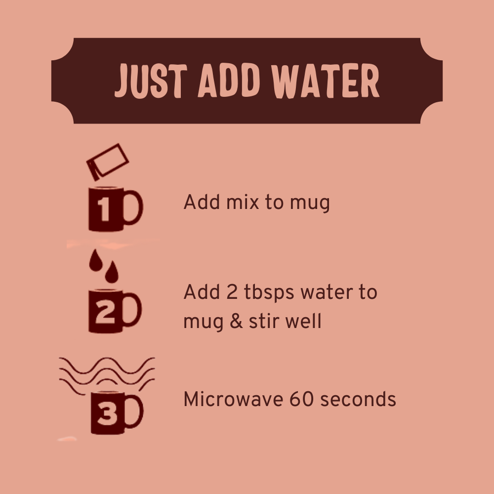 Brownie Vegan Keto Mug Cake (10-Pack) - Retail Box